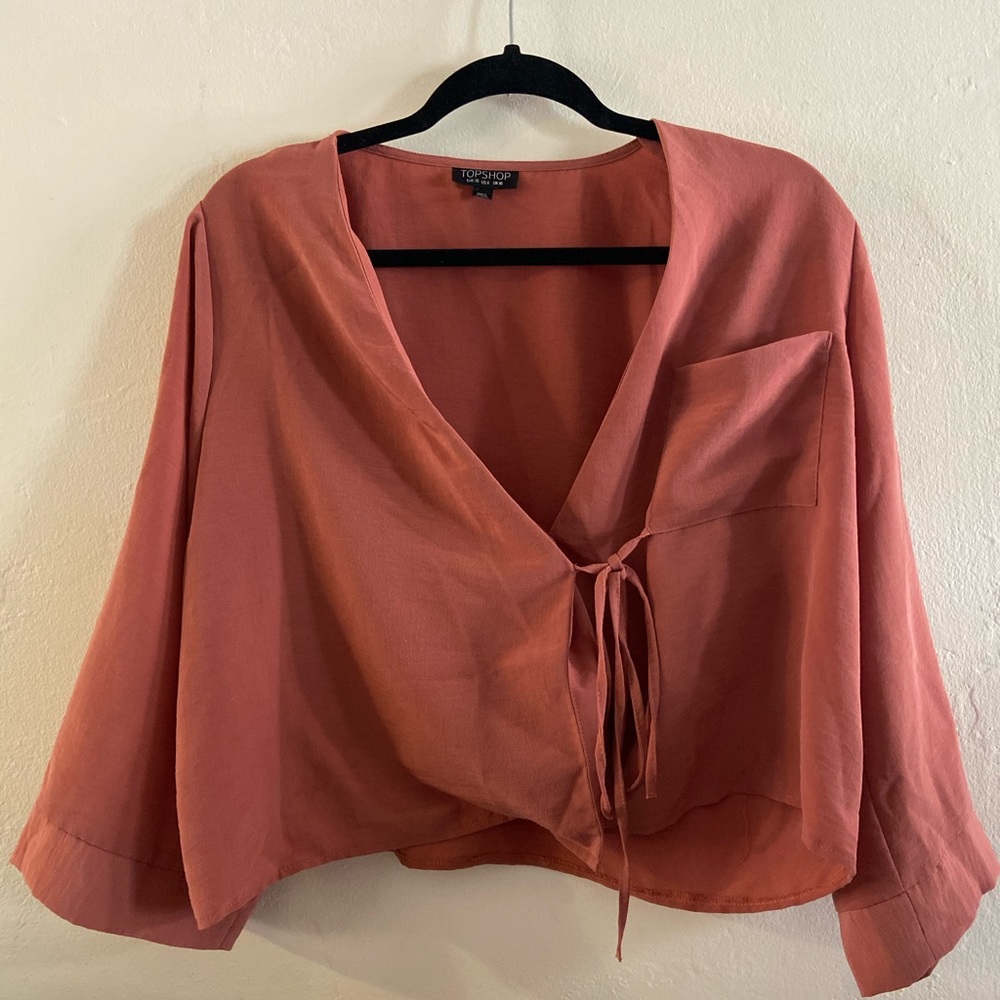 Topshop Wrap Top